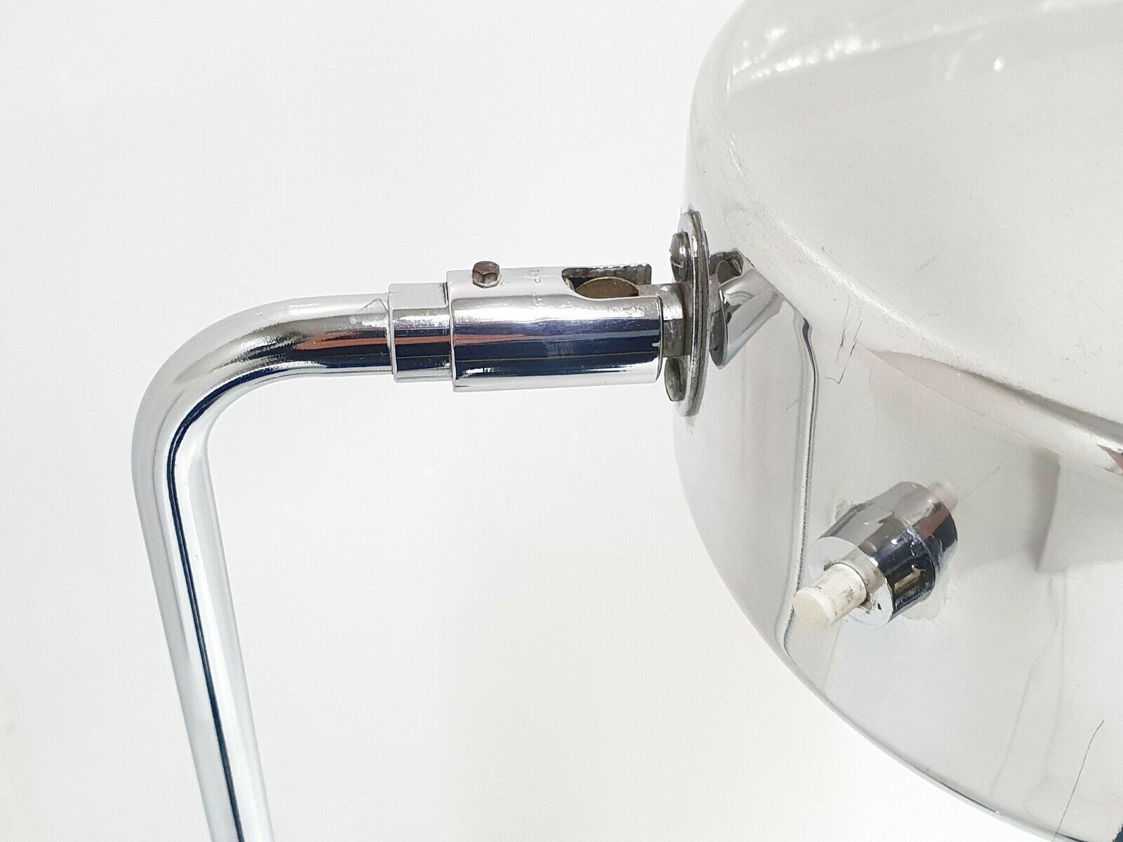 1960 Vintage Swedish Scandinavian Floor Lamp By Atelje Lyktan In 60s Chrome Steel photo Lighting