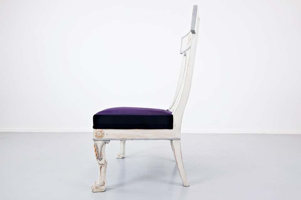 photo furniture Pair Of Russian Style Easy Chairs, Belgium, End Of 20th Century