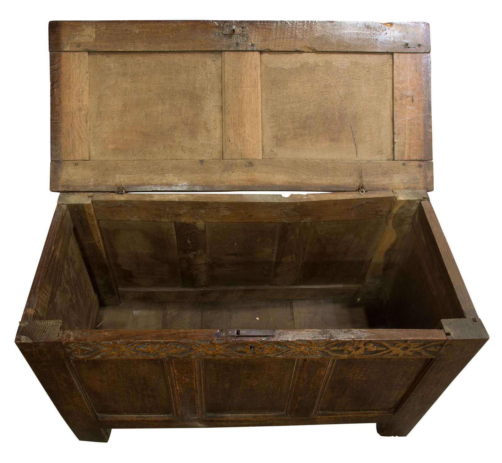 17thc Oak Coffer C1680 photo 978.0
