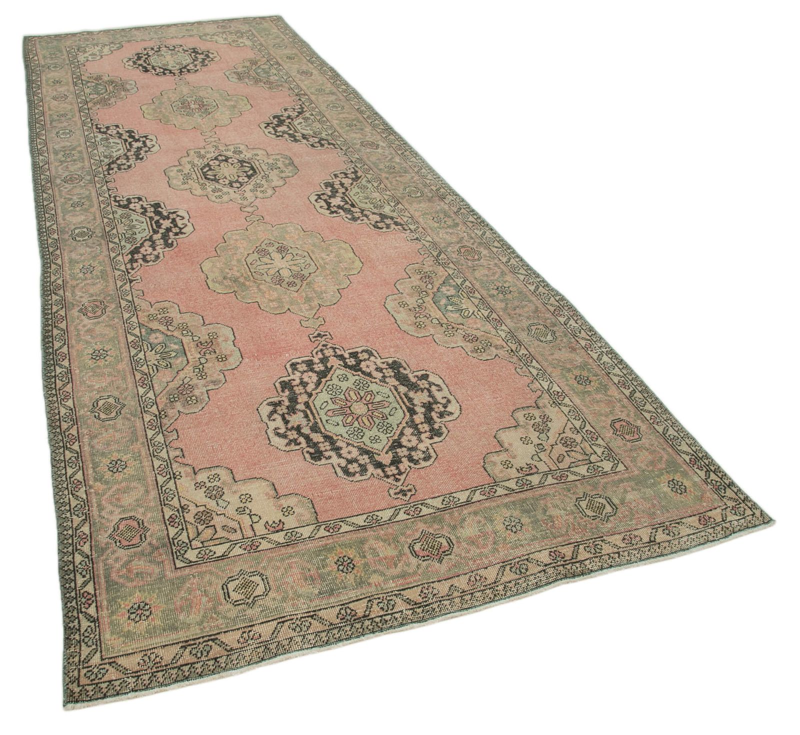 Vintage Antique Beige Runner Carpet photo 880.0