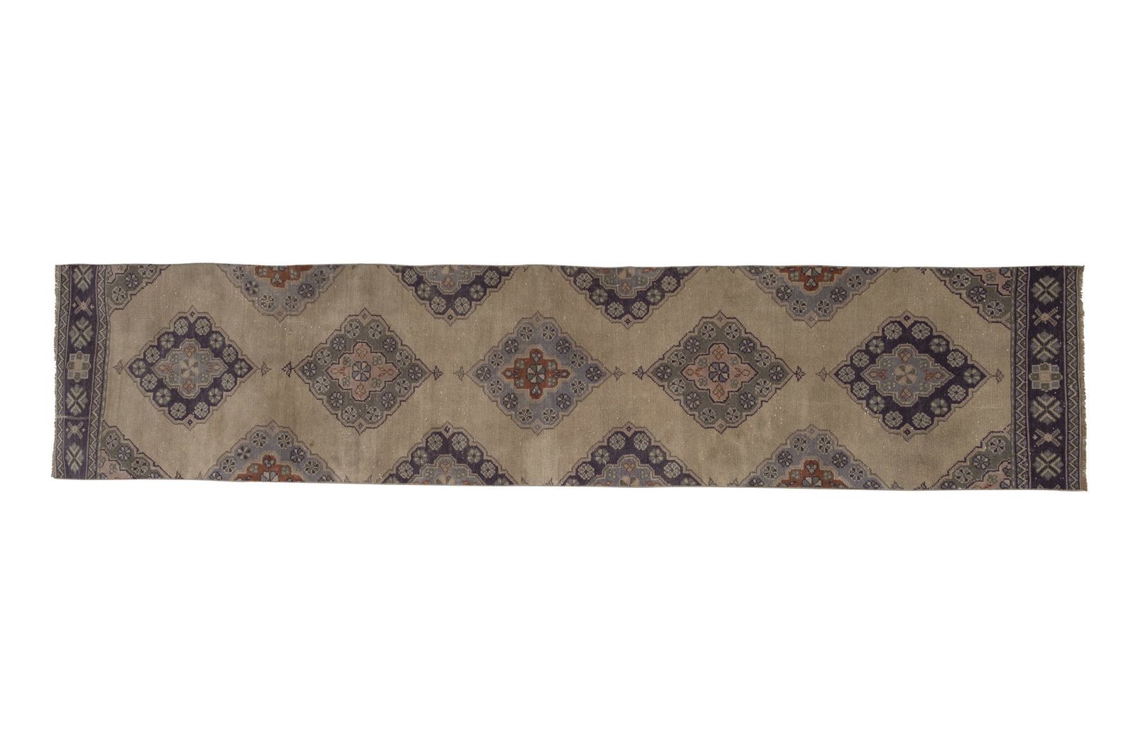Oushak Runner Rug Turkish Hand Knotted Distressed Hallway Rug 75 X 348 Cm photo furniture