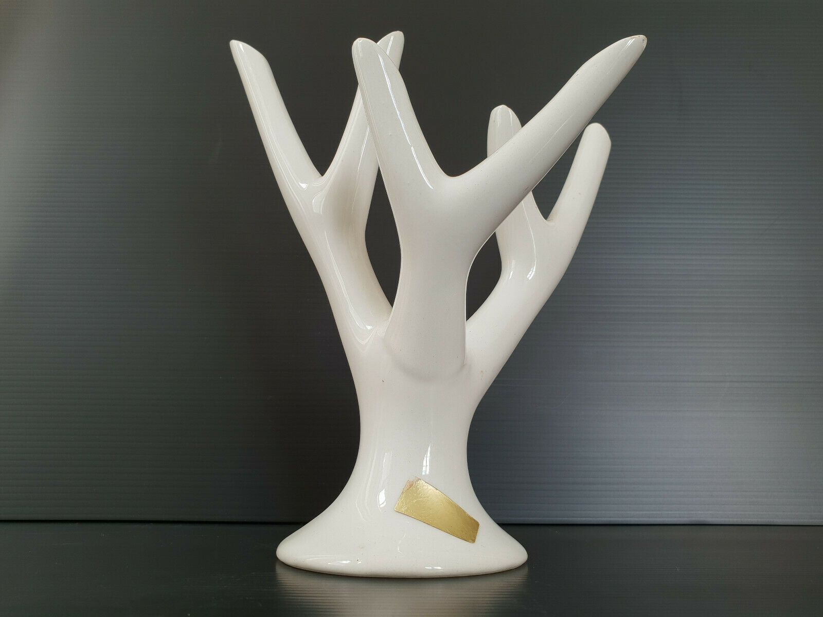 Vase Tree Branches Ceramic 1960 1970 Vintage 60s 70s Space Age Pop photo buy