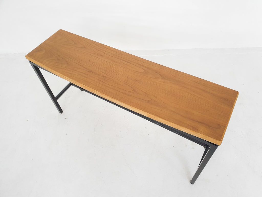 Mid Century Teak And Metal Side Table, The Netherlands 1960s photo 360.672