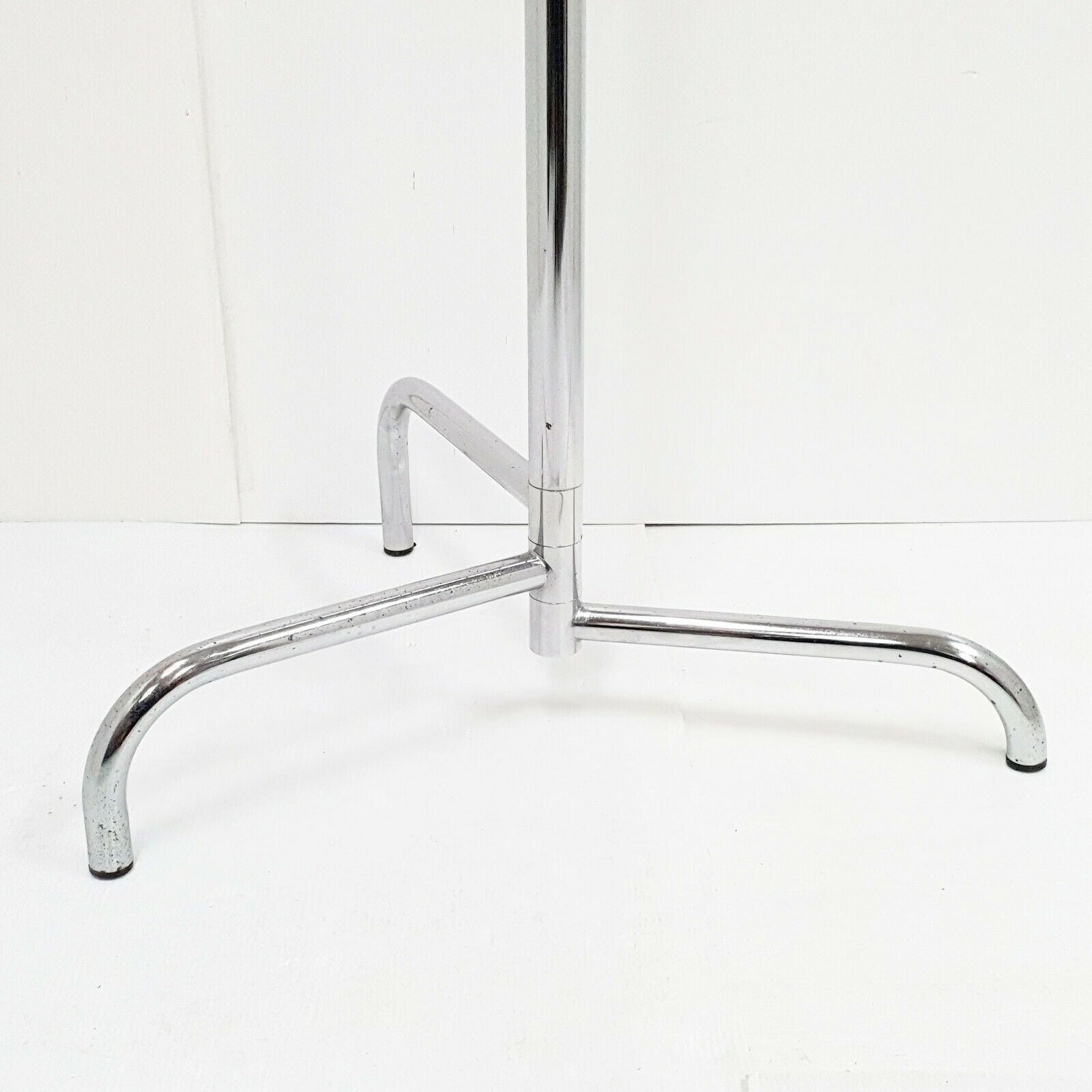 Magnificent Vintage Coat Hanger 1970 Chrome Steel 70s 1970s Space Age 70s photo for sale