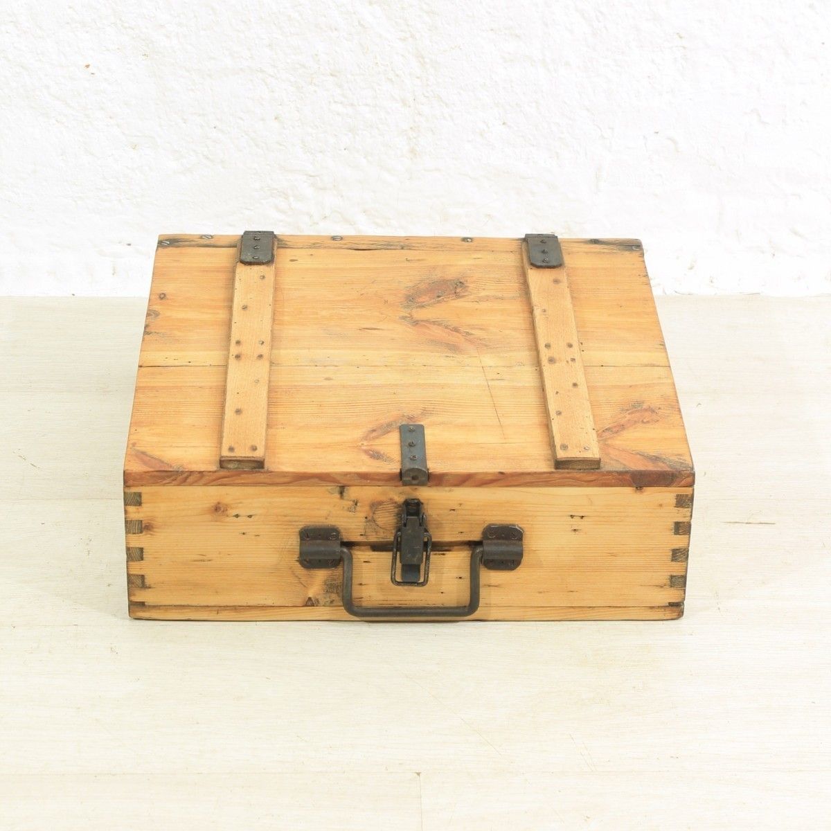 Antique Wooden Box, Ca 1920s photo for sale