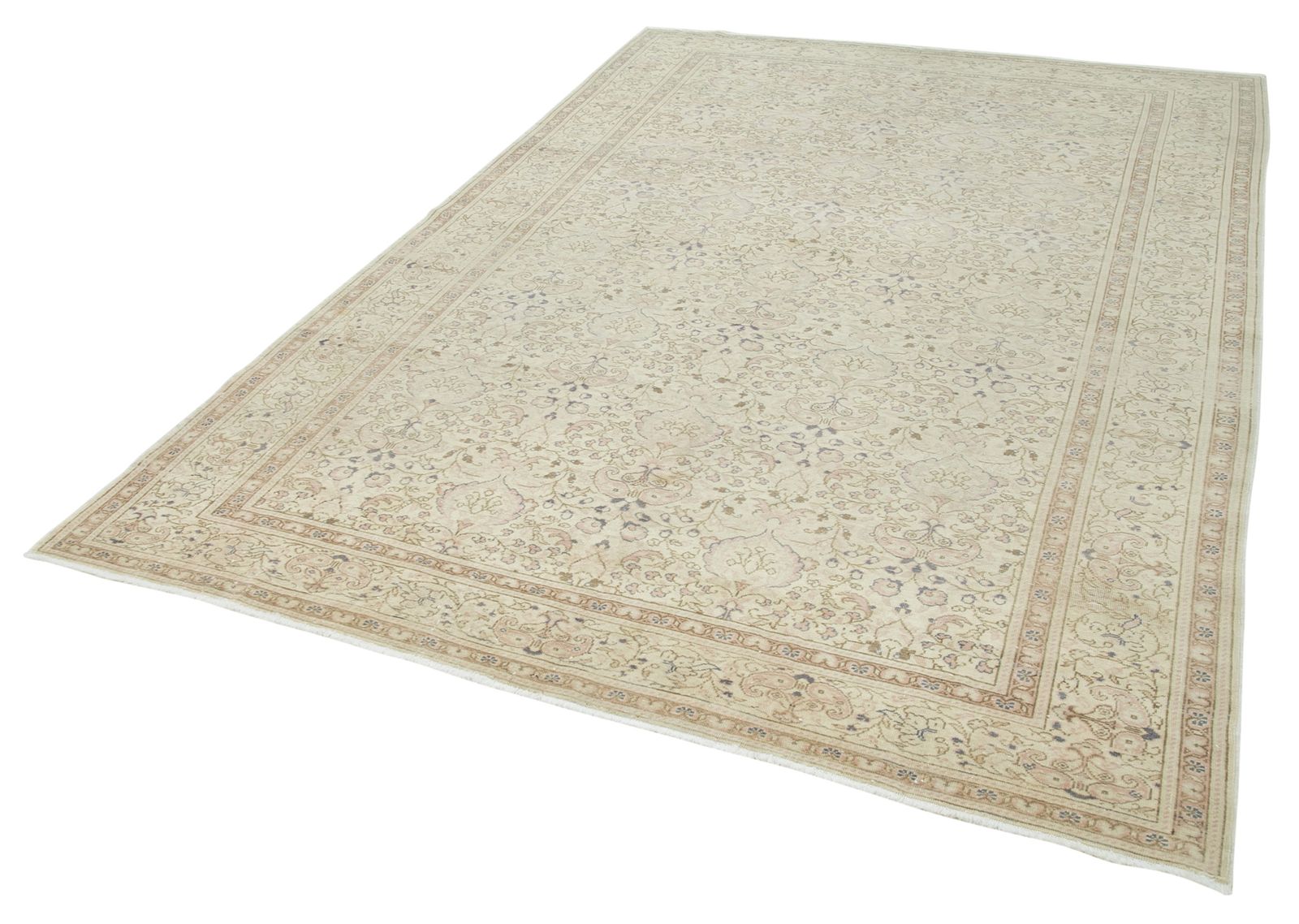 Antique Turkish Distressed One Of A Kind Unique Kayseri Rug photo vinterior