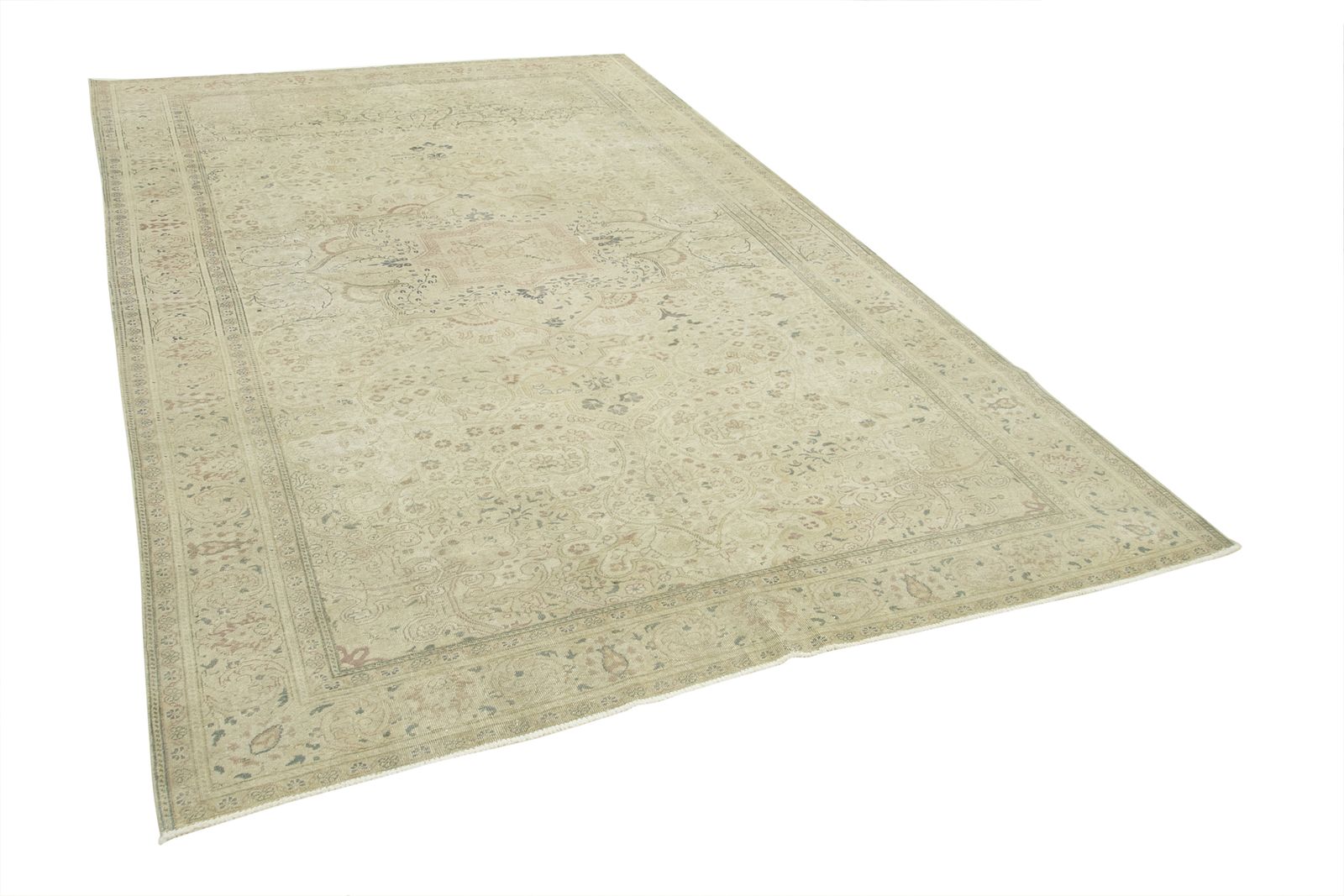Antique Turkish Distressed One Of A Kind Unique Kayseri Rug photo furniture