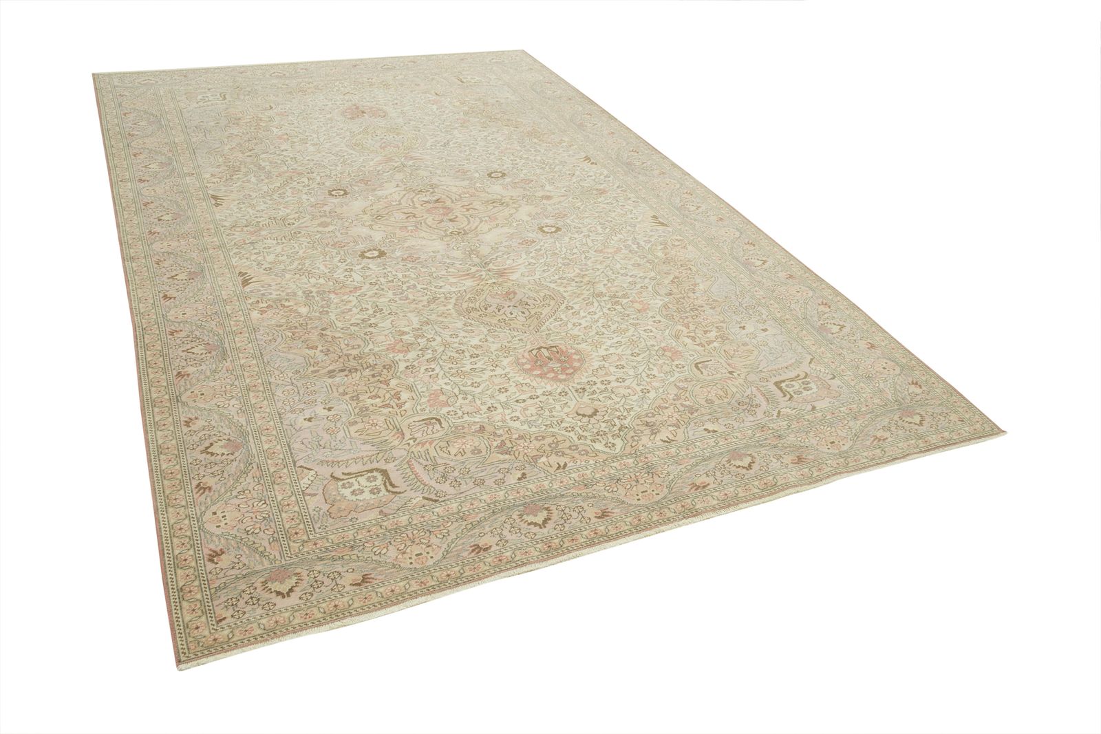 Antique Turkish Distressed One Of A Kind Unique Kayseri Rug photo furniture