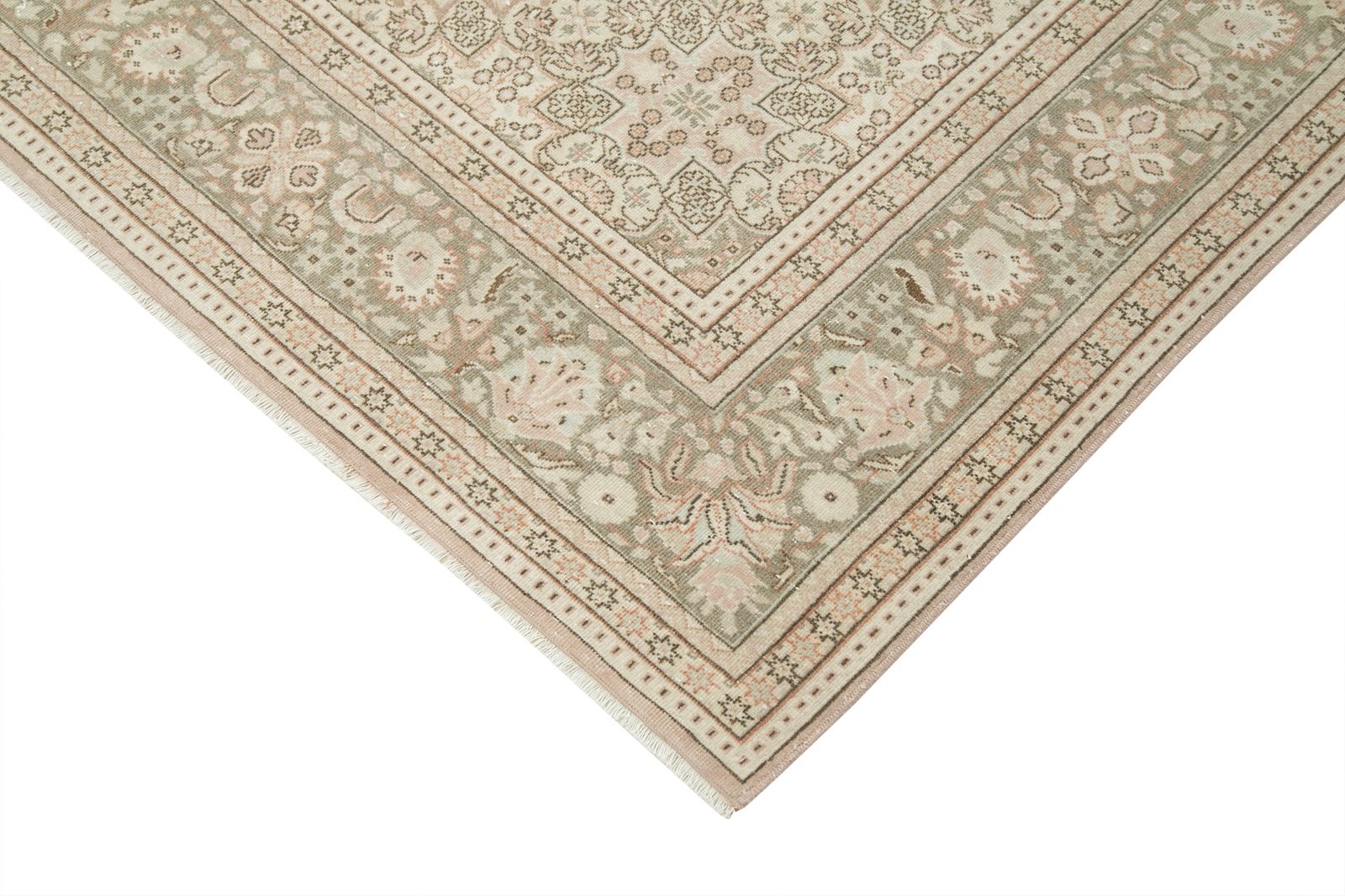 Antique Turkish Distressed One Of A Kind Unique Kayseri Rug photo for sale