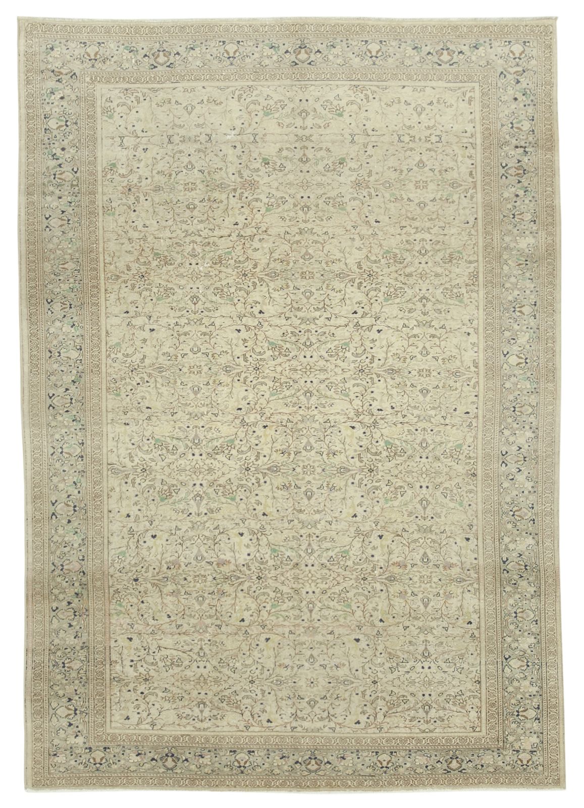 Antique Turkish Distressed One Of A Kind Unique Kayseri Rug