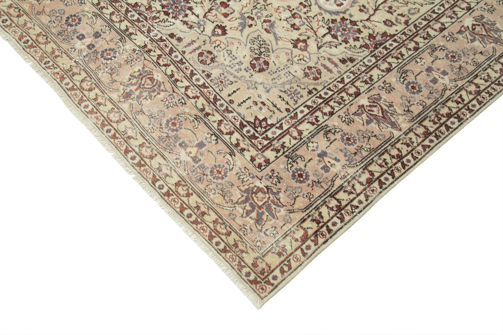 Antique Turkish Distressed One Of A Kind Unique Kayseri Rug photo 1100.0
