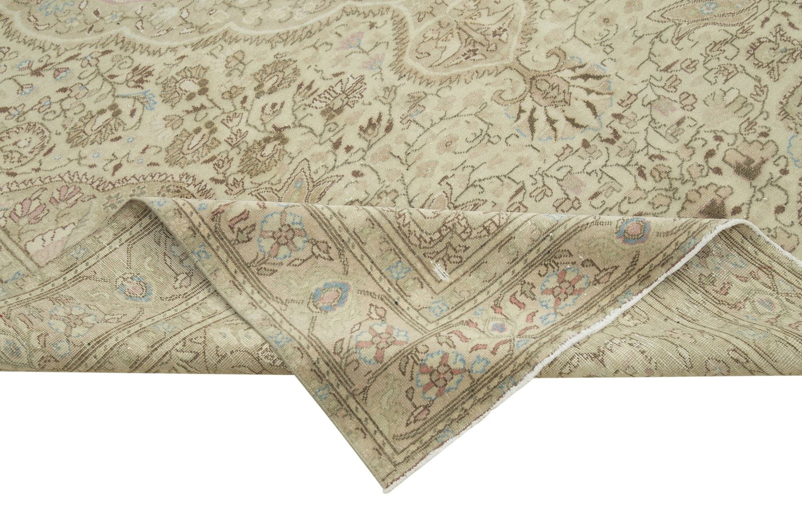 Antique Turkish Distressed One Of A Kind Unique Kayseri Rug photo for sale
