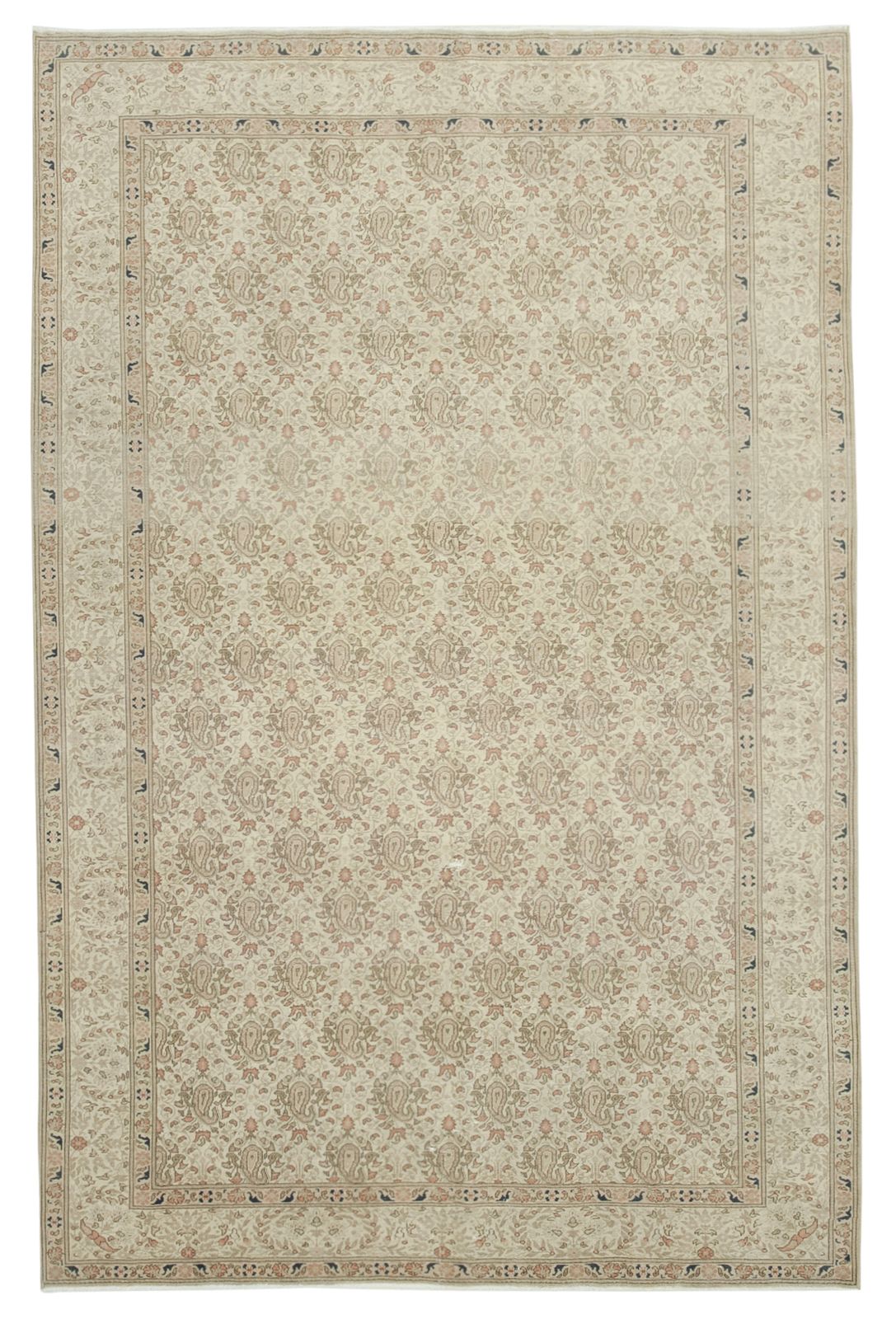 Antique Turkish Distressed One Of A Kind Unique Kayseri Rug