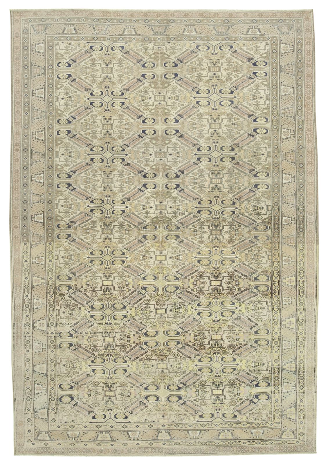 Antique Turkish Distressed One Of A Kind Unique Kayseri Rug