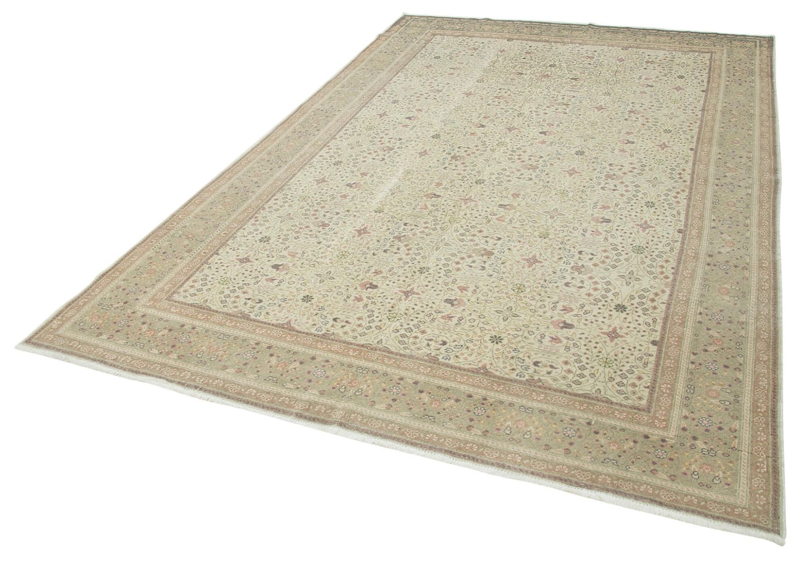 Antique Turkish Distressed One Of A Kind Unique Kayseri Rug photo furniture