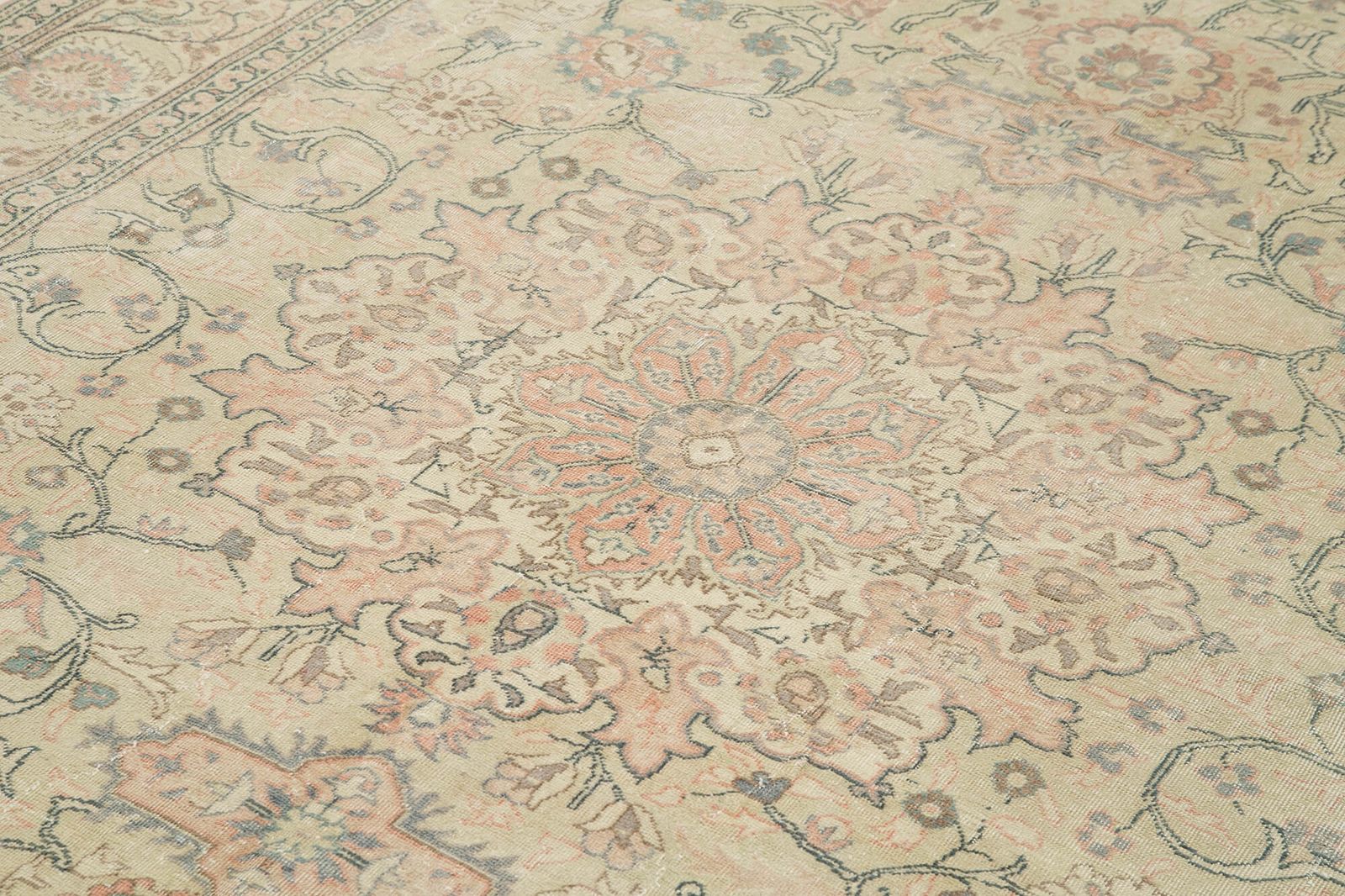 Antique Turkish Distressed One Of A Kind Unique Kayseri Rug photo 1120.0