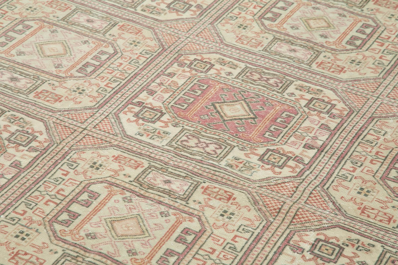 Antique Turkish Distressed One Of A Kind Unique Kayseri Rug photo for sale