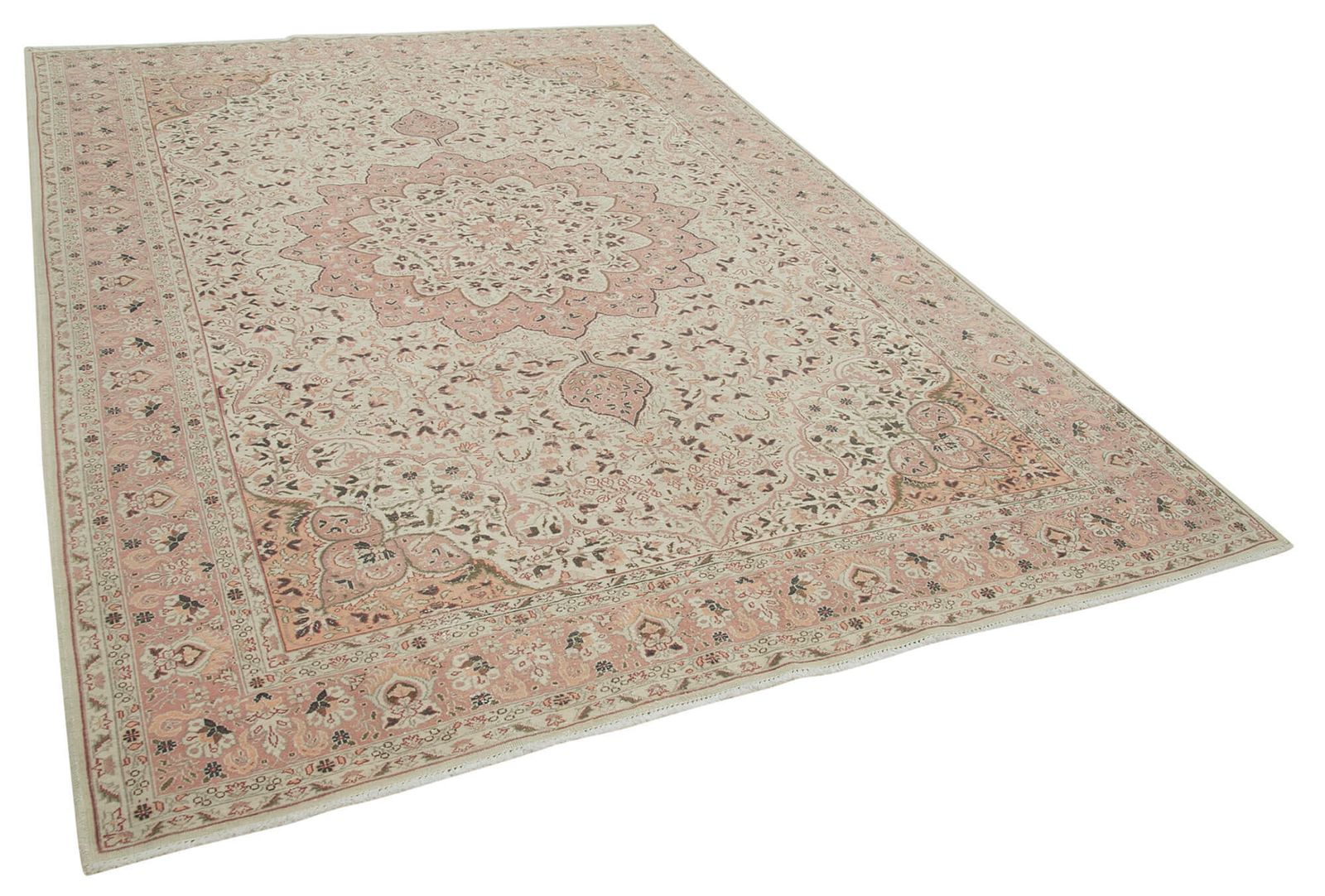 Antique Turkish Distressed One Of A Kind Unique Kayseri Rug photo for sale