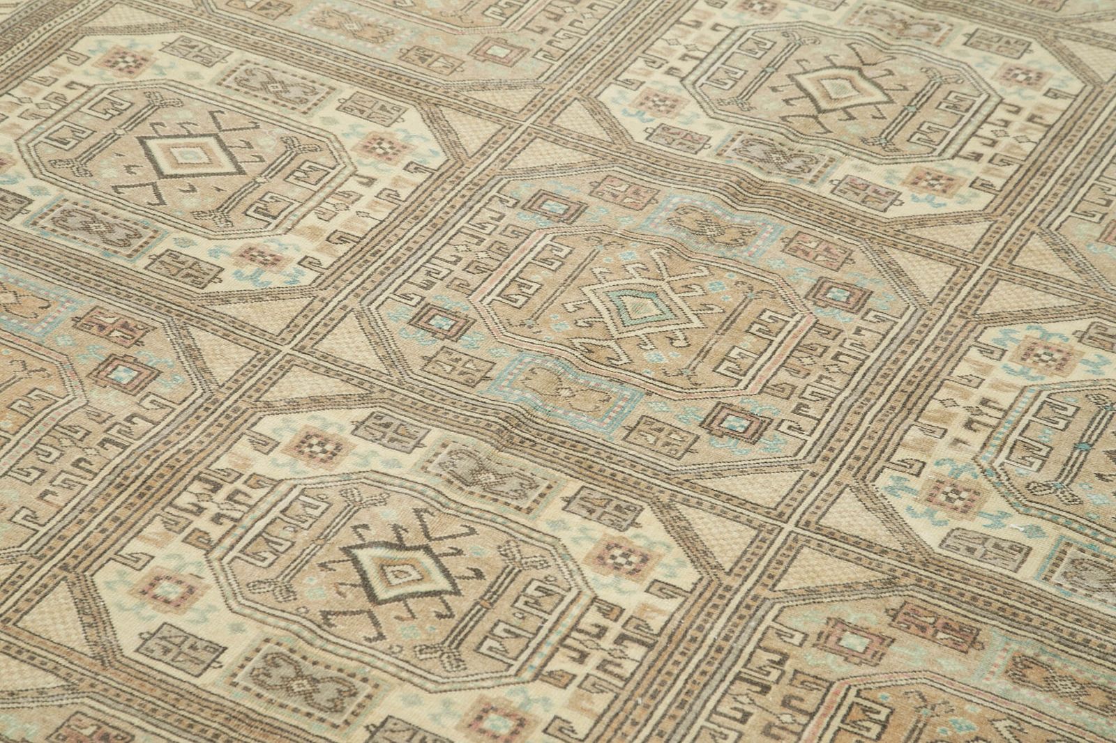Antique Turkish Distressed One Of A Kind Unique Kayseri Rug photo for sale