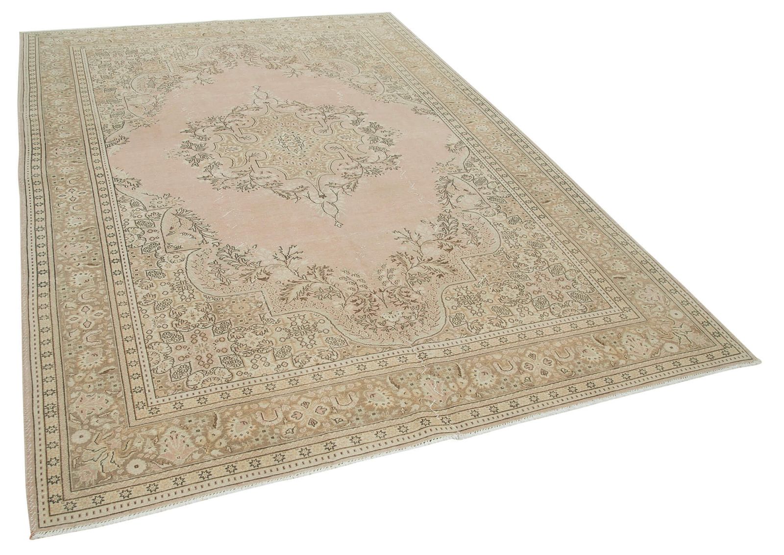 Antique Turkish Distressed One Of A Kind Unique Kayseri Rug photo vinterior
