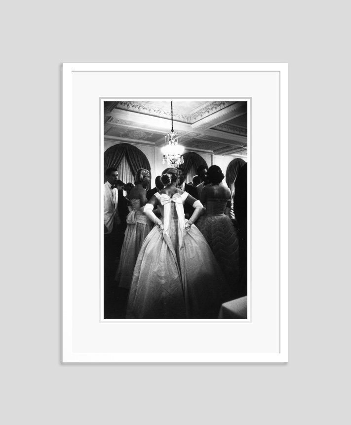 Slim Aarons 'Debutante Ball' 1958 Silver Gelatin Print Framed In White