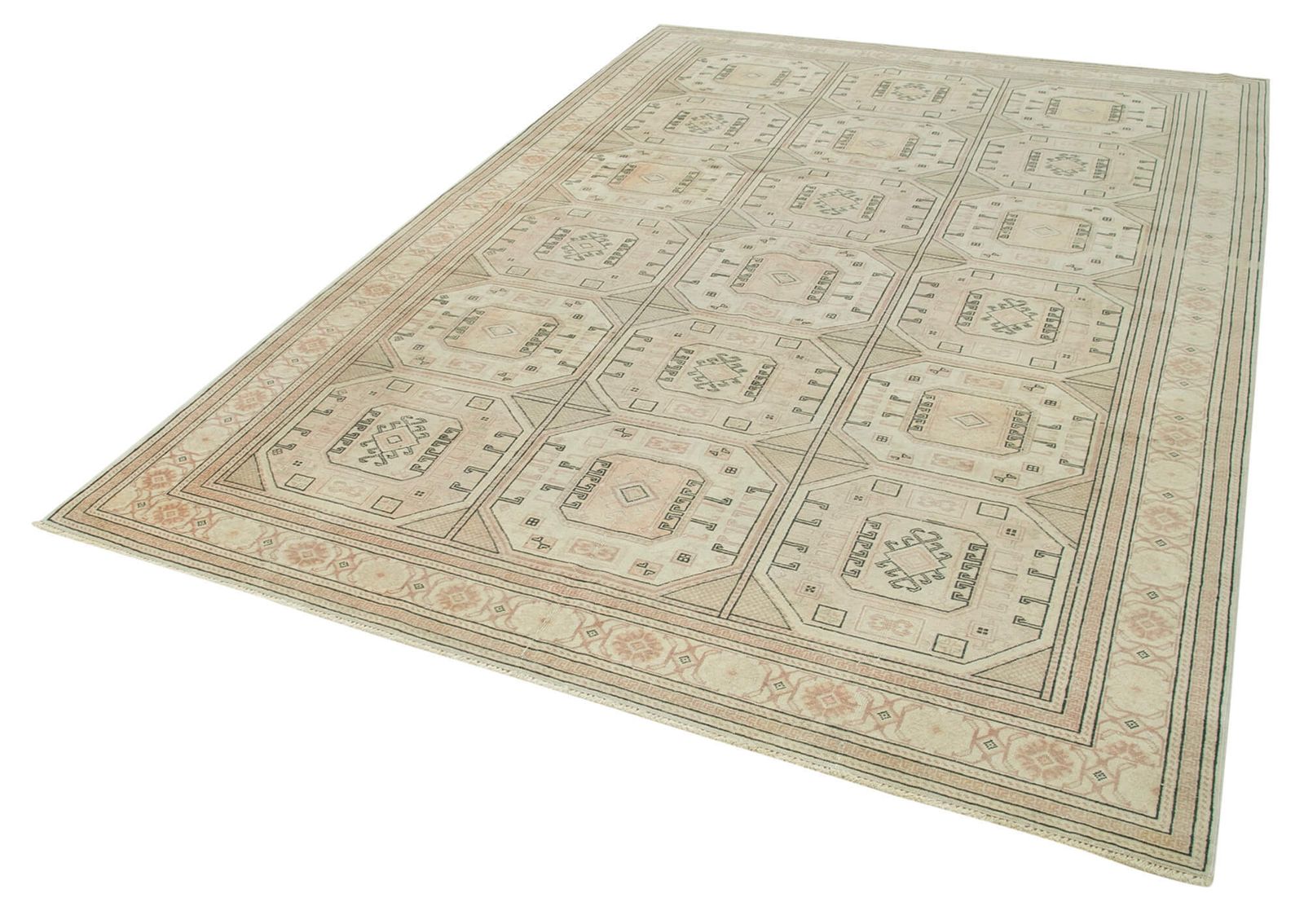 Antique Turkish Distressed One Of A Kind Unique Kayseri Rug photo Textiles