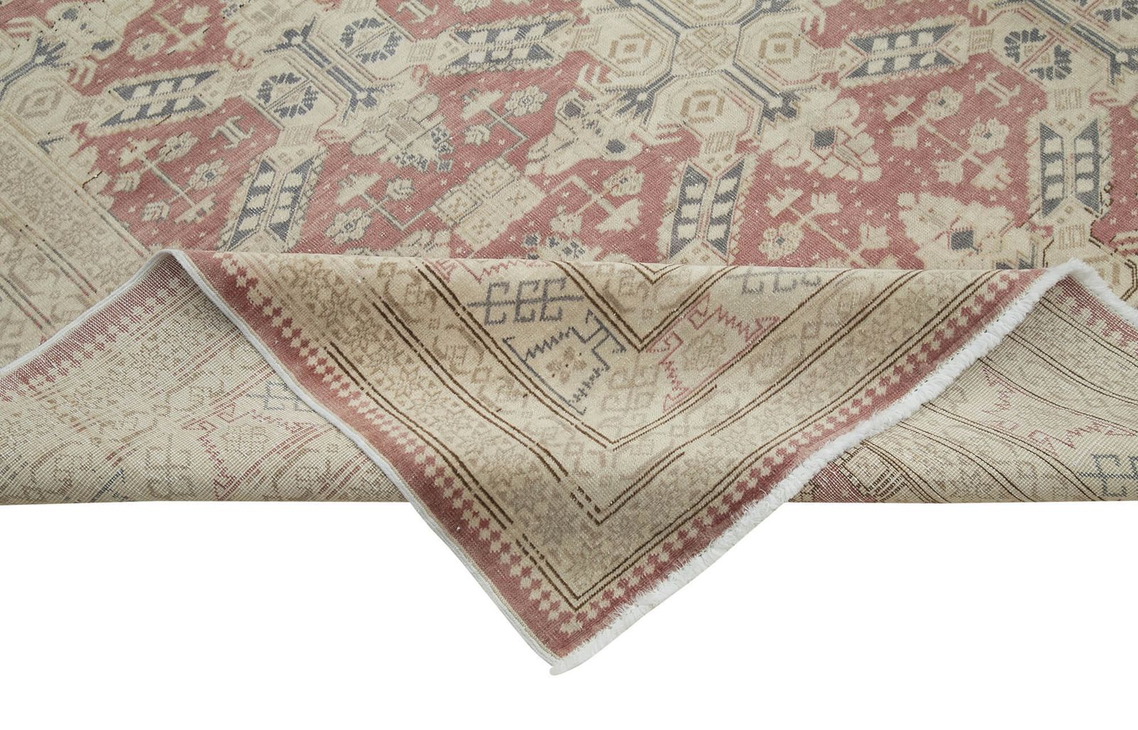 Antique Turkish Distressed One Of A Kind Unique Kayseri Rug photo for sale