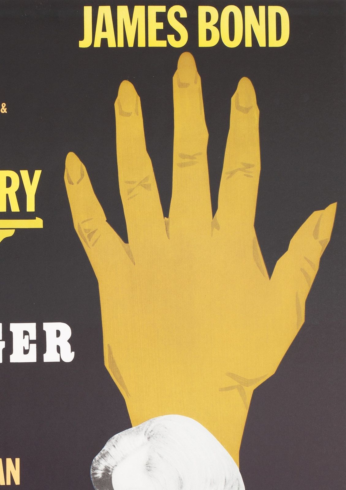 Goldfinger R1967 Swedish Film Movie Poster, Aberg   James Bond photo 600.0