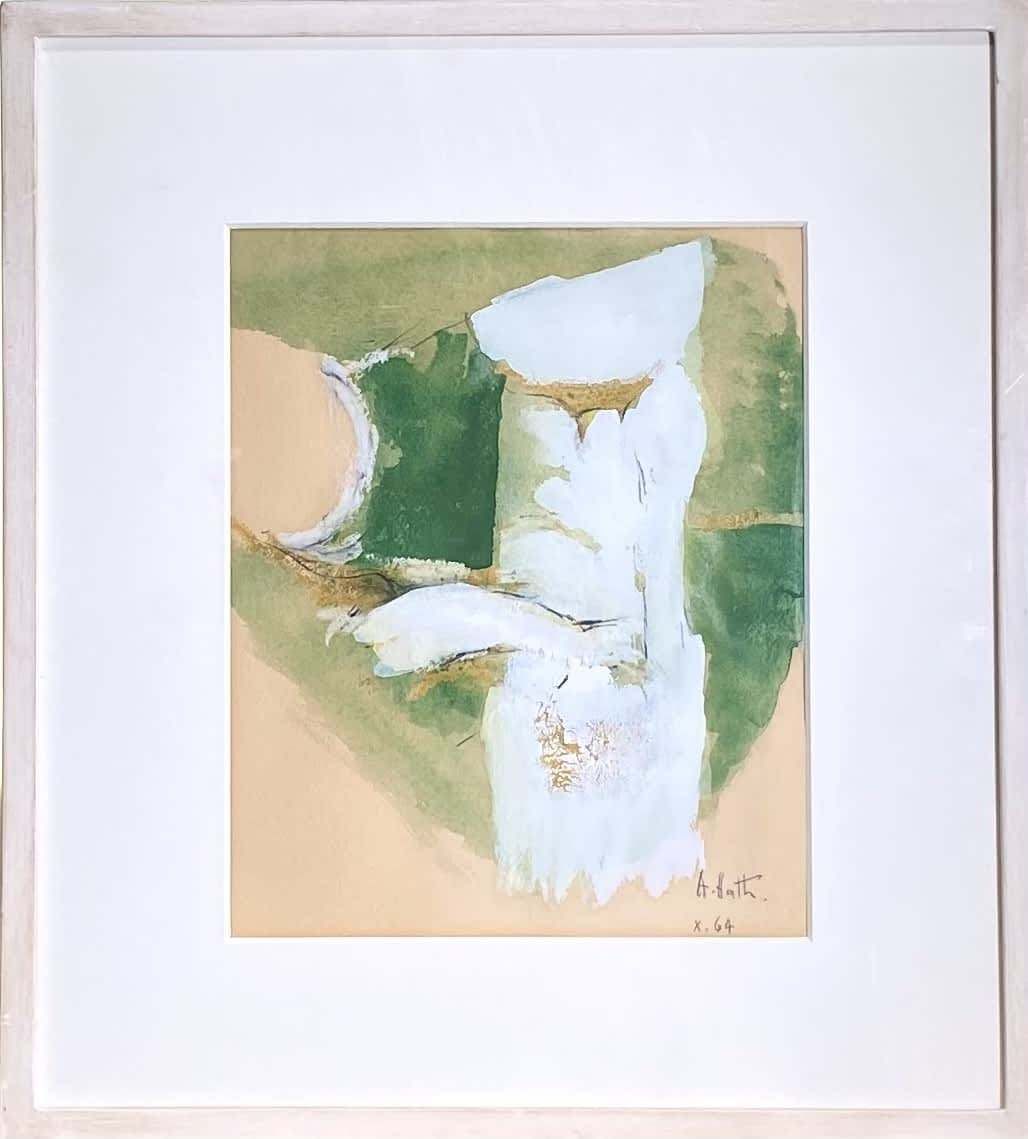 Untitled Mixed Media Painting By Adrian Heath photo for sale