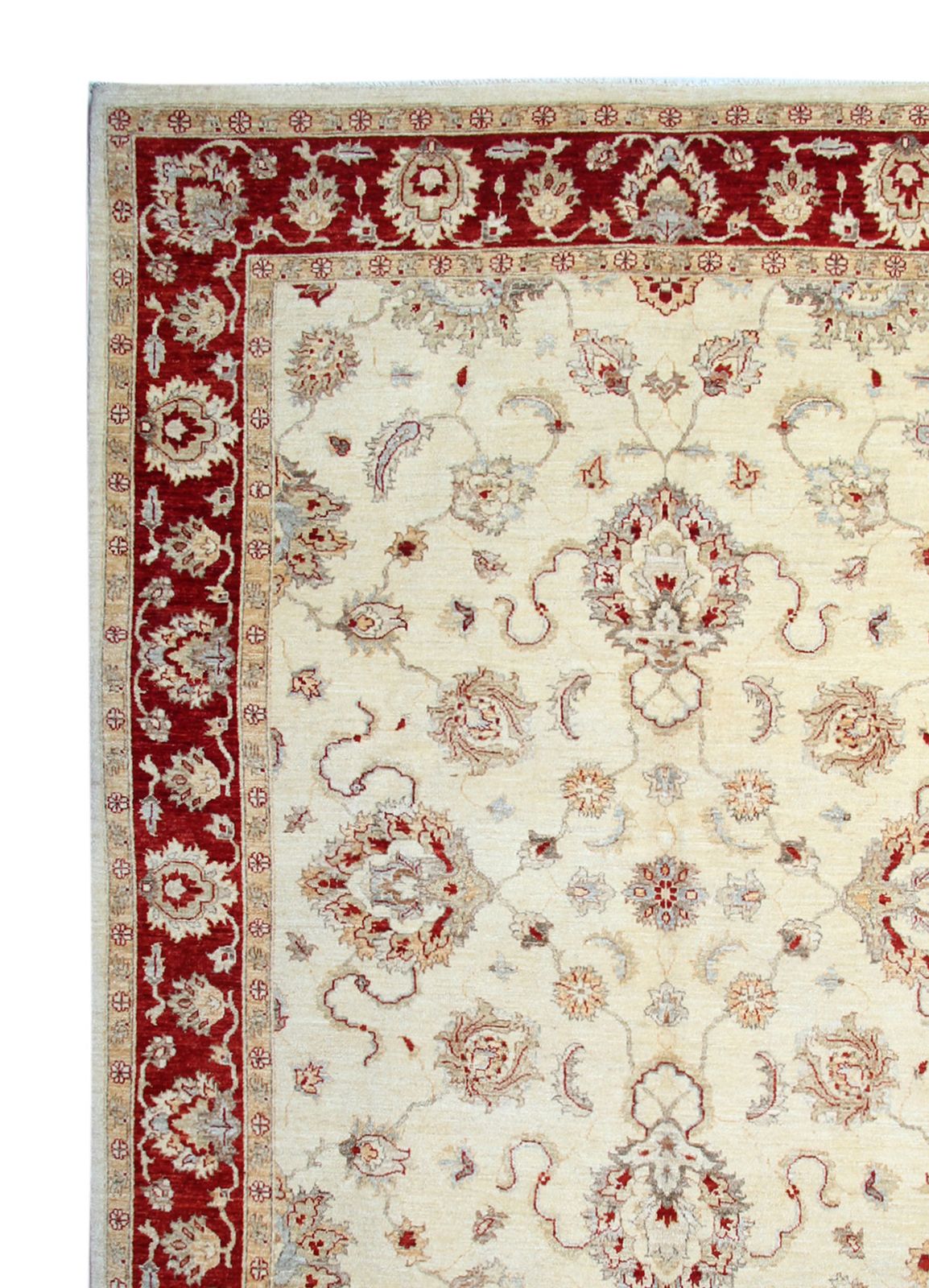 Traditional Ziegler Sultanabad Rug, Handwoven Wool Oriental Carpet 200 X 282 Cm photo 2520.0