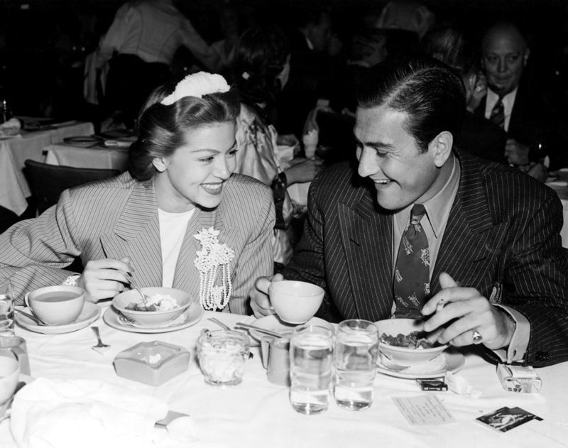 'Lana Turner With Her Husband' Archival Pigment Print Unframed