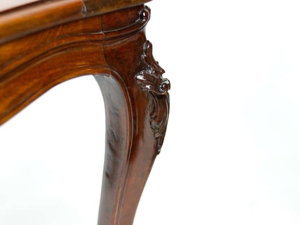 photo vintage Set Of Six French 19th Century Louis XV Style Caned Dining Chairs In Walnut
