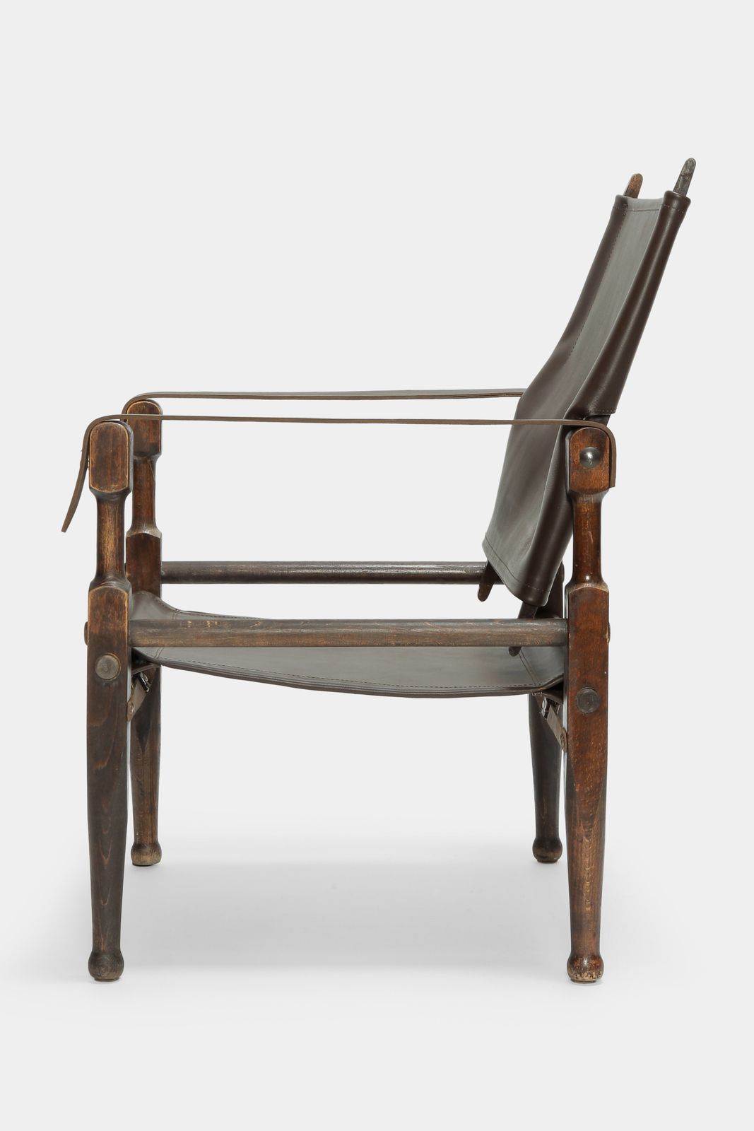 Kienzle Safari Chair By Wohnbedarf, With New Leather, 50s photo furniture