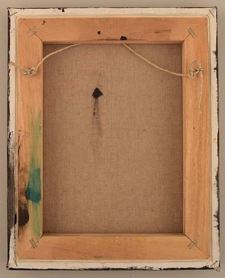 Ivy Lysdal, Acrylic On Canvas, Abstract Modernist Painting, Late 20th Century photo Art