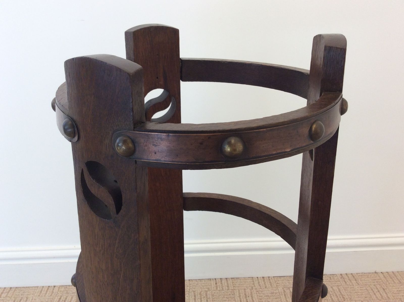 Arts & Crafts Stick Stand By Wylie And Lochhead C1900 photo furniture