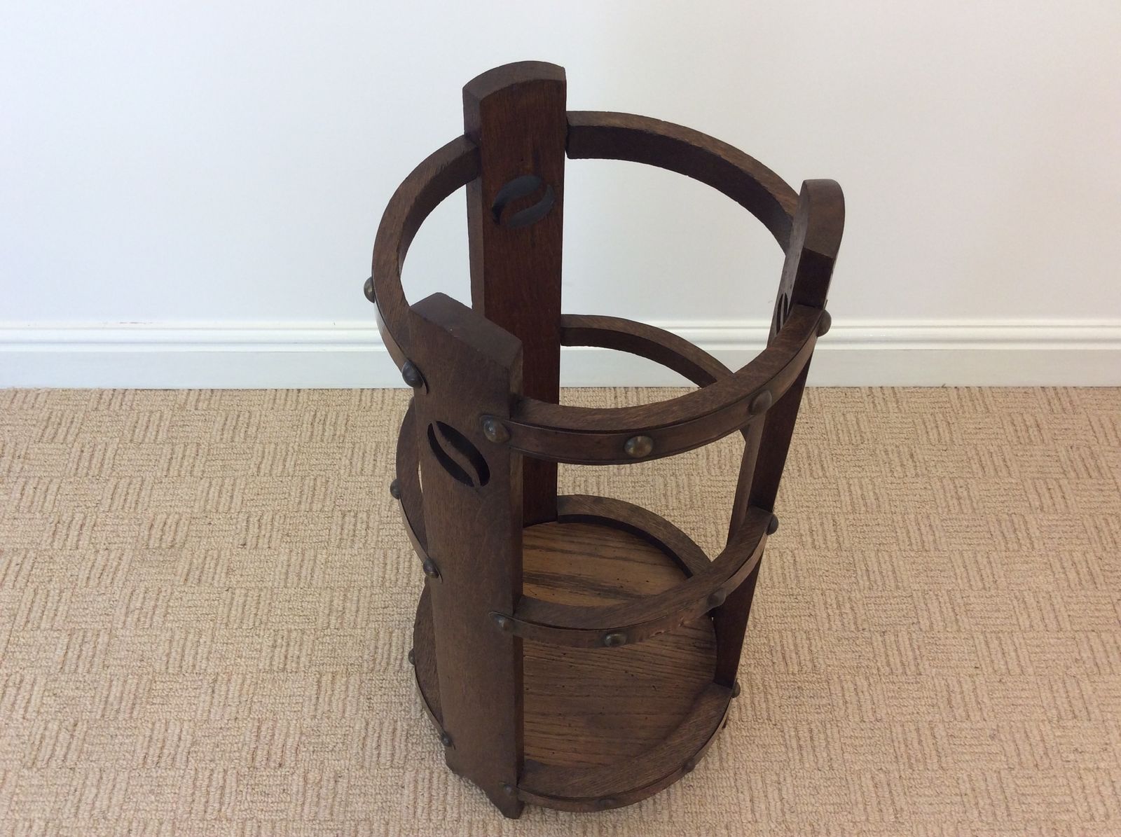 Arts & Crafts Stick Stand By Wylie And Lochhead C1900 photo for sale