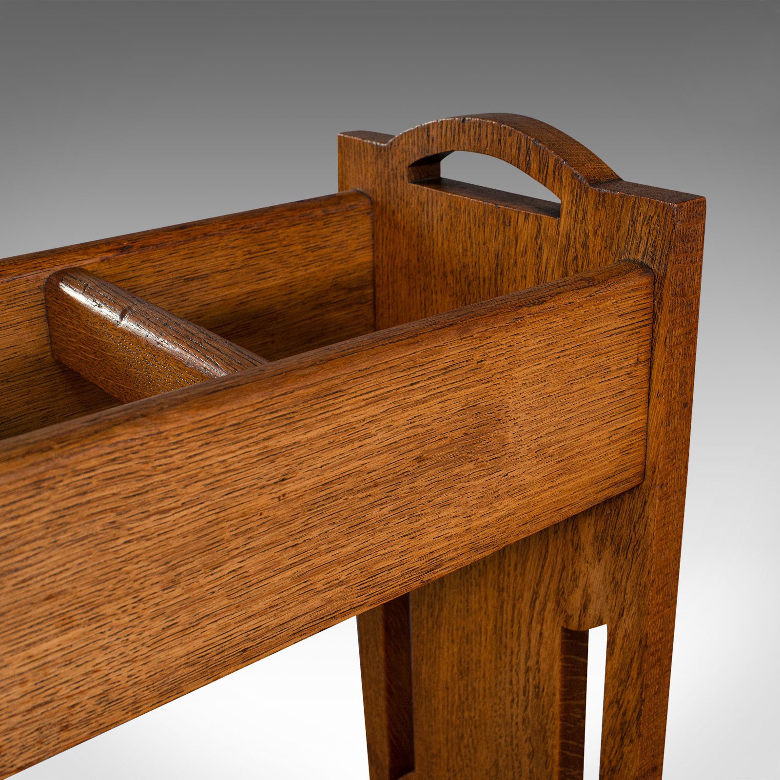 photo furniture Antique Hallway Rack, English, Liberty Esque, Stick Stand, Arts & Crafts, C1920
