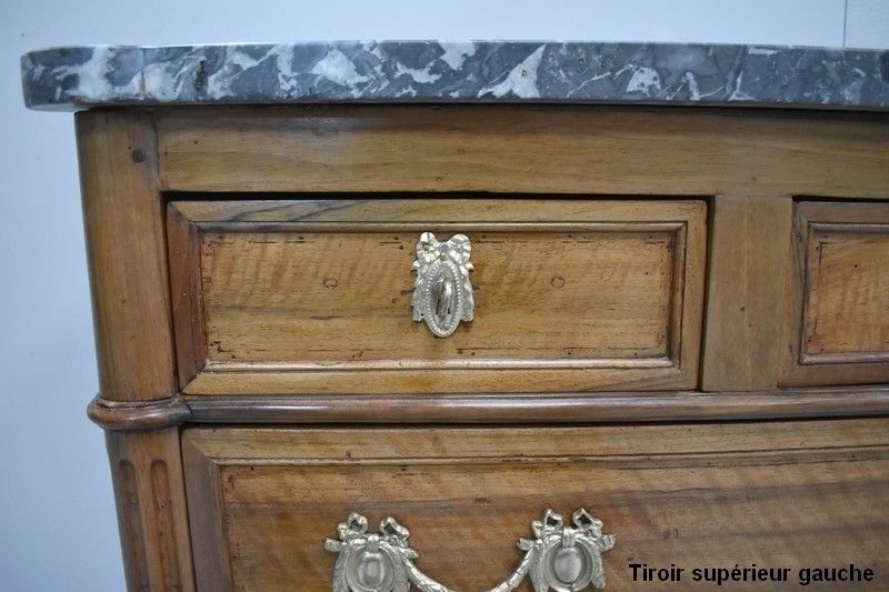 photo for sale Walnut Chest Of Drawers, Louis XVI Period   2nd Part 18th Century