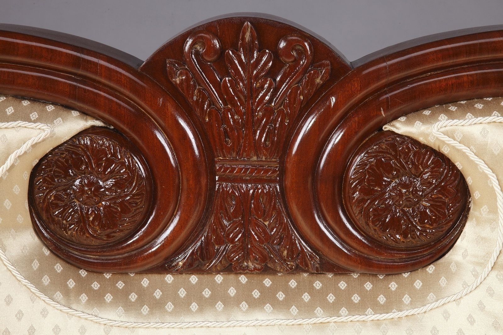Canapé Biedermeier en acajou, Autriche, 1830 photo 7611.0