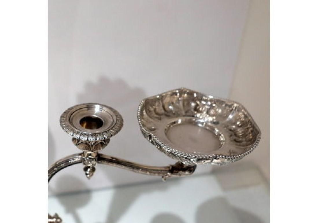 19th Century Antique Victorian Sterling Silver Large Centrepiece Sheffield 1875 John Frederick Fenton & Frank Fenton photo vintage
