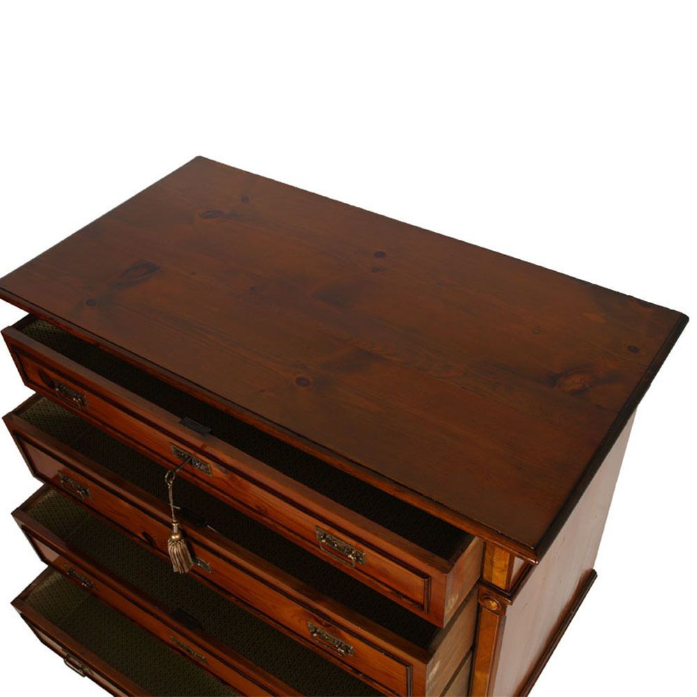 Late 19th Century Neoclassic Country Commode Chest Of Drawers photo furniture