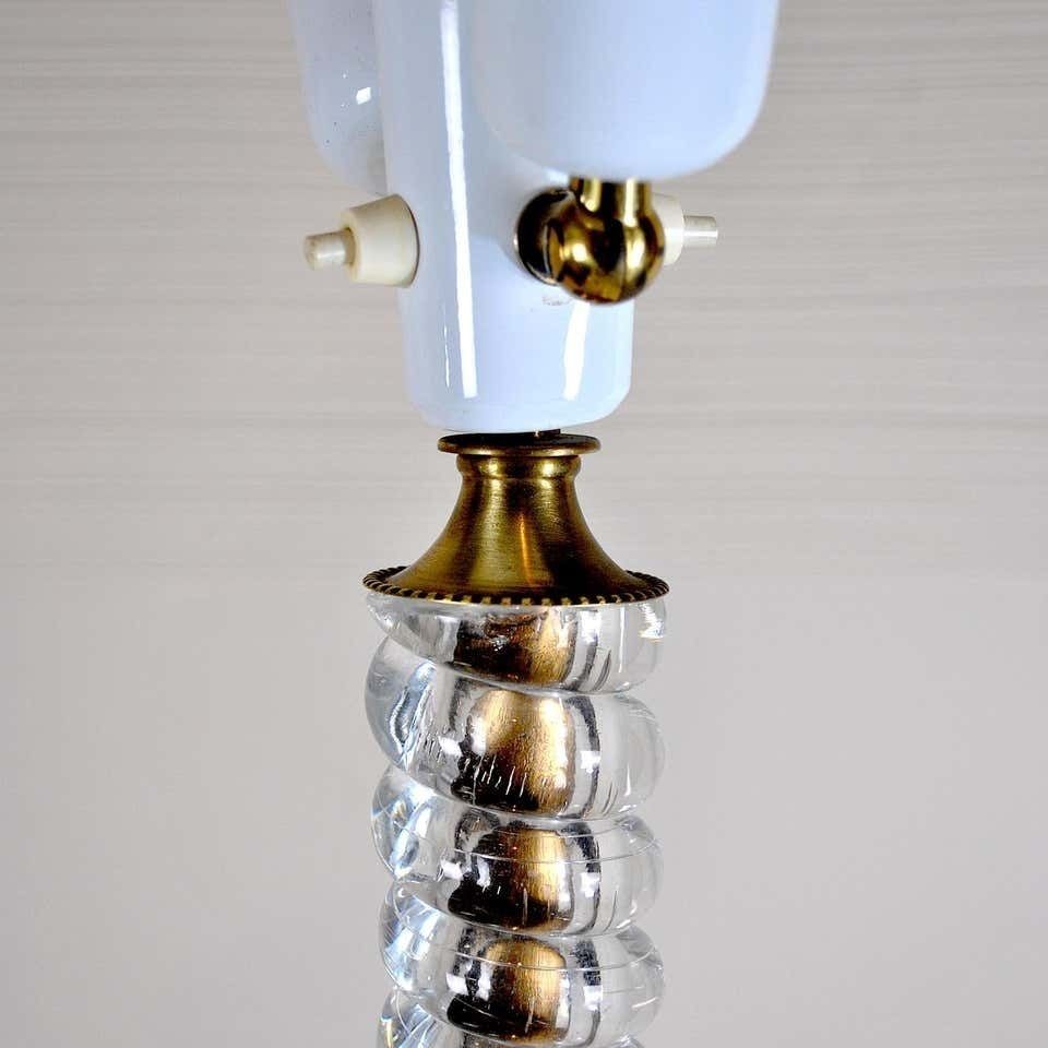 Italian Midcentury Floor Lamp By Barovier & Toso photo vintage