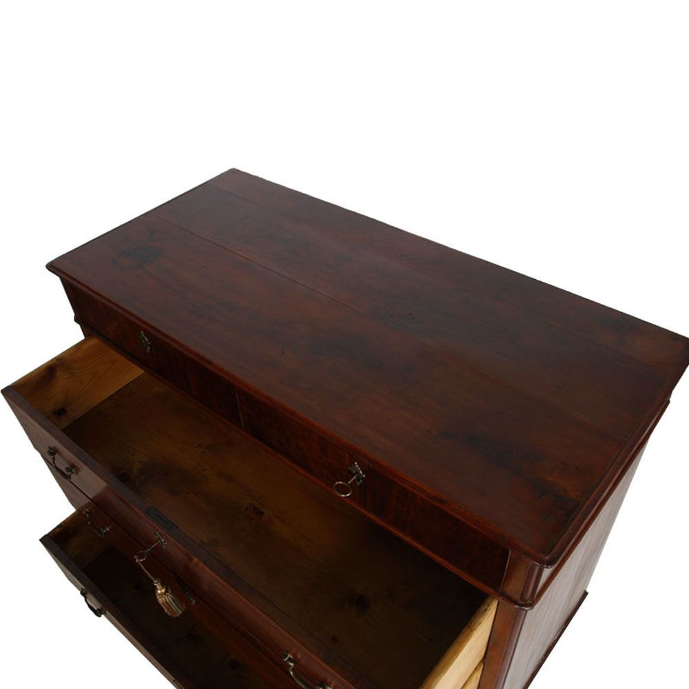 Late 18th Century, Baroque Italian Louis XIV Chest Of Drawers, Walnut, With Inlaid photo Furniture