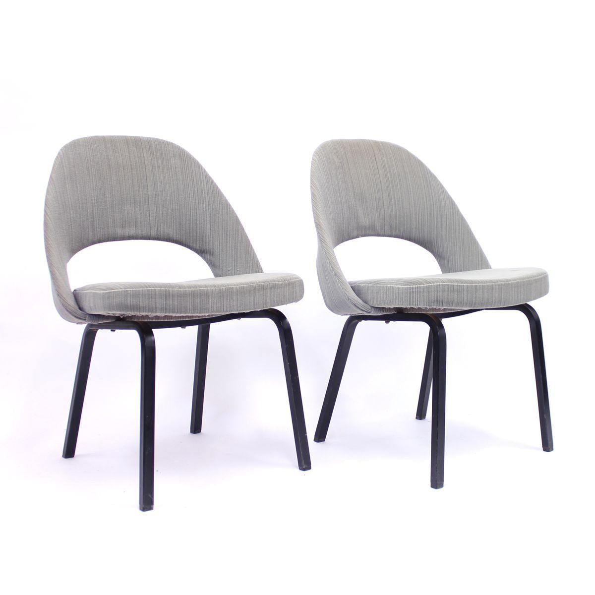 Executive Side Chairs By Eero Saarinen For Knoll / Nordiska Kompaniet, 1962, Set Of 2 photo for sale