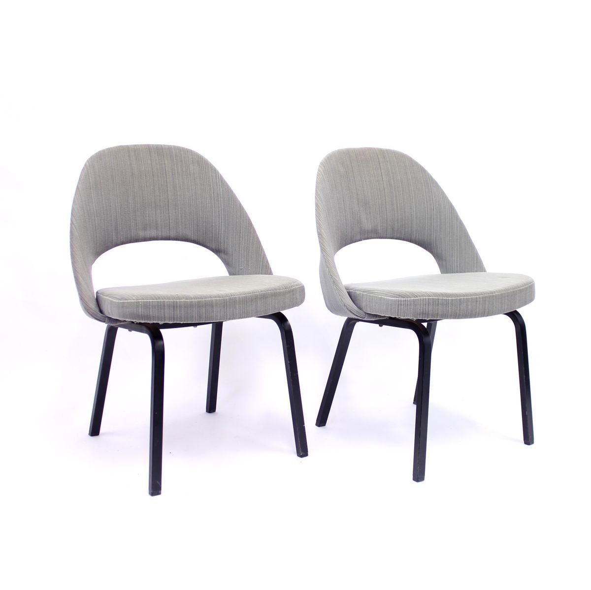 Executive Side Chairs By Eero Saarinen For Knoll / Nordiska Kompaniet, 1962, Set Of 2 photo Furniture