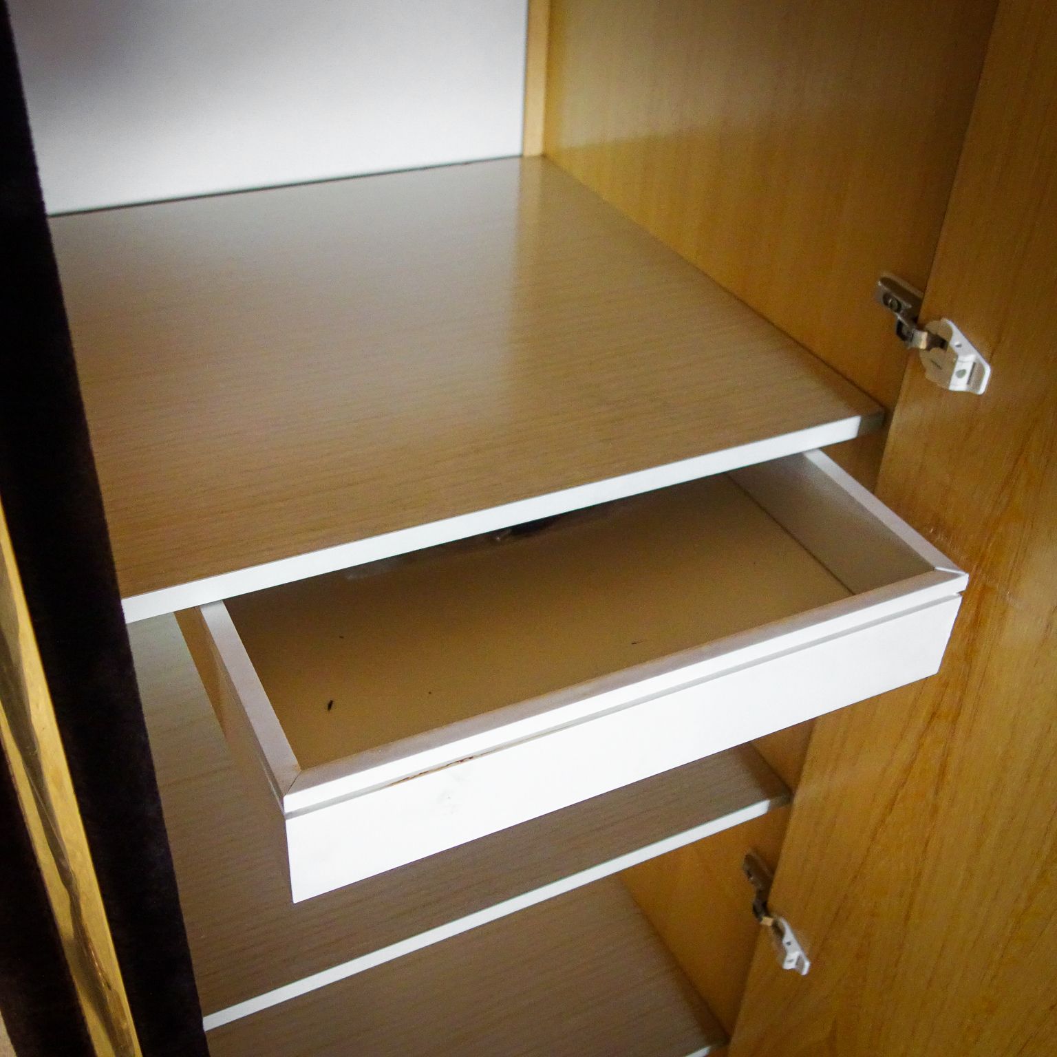 Vintage Huge Wardrobe With Trim And Chrome Edges   1970s photo 1249.04