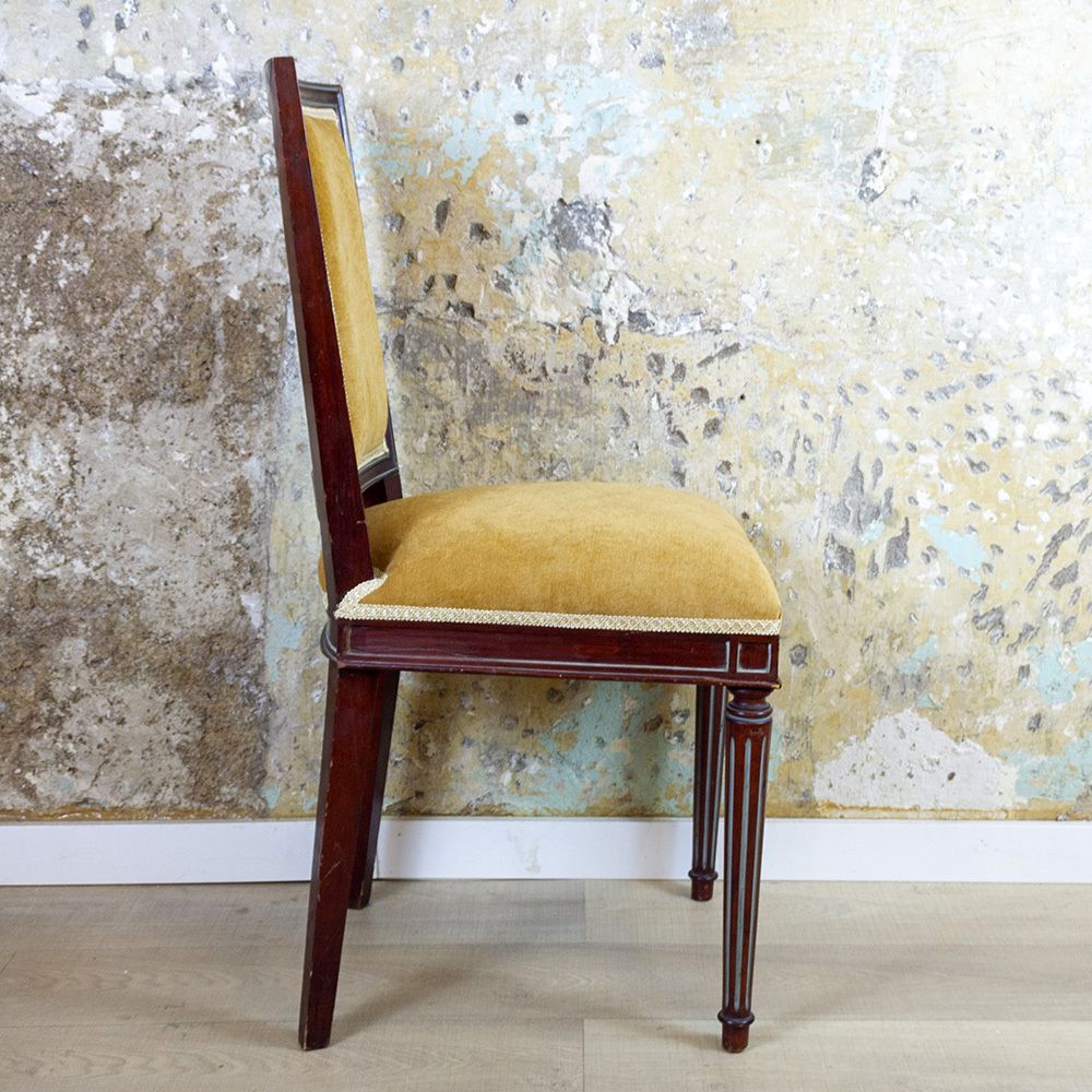 465.0 Pair Of Louis XVI Style Chairs, Spain, 1940s photo