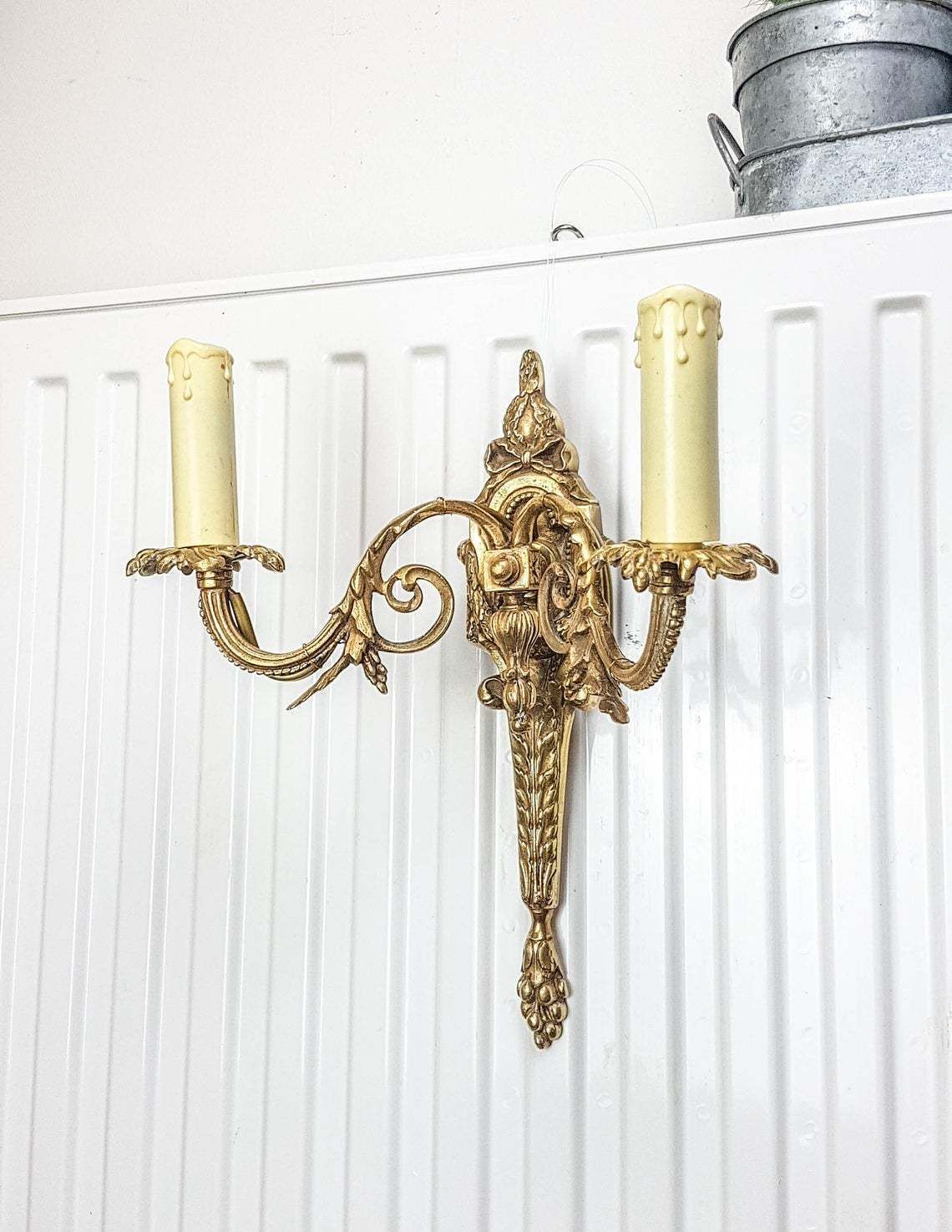 Empire Style Bronze Wall Sconces Mid Century / Vintage Wall Light photo furniture