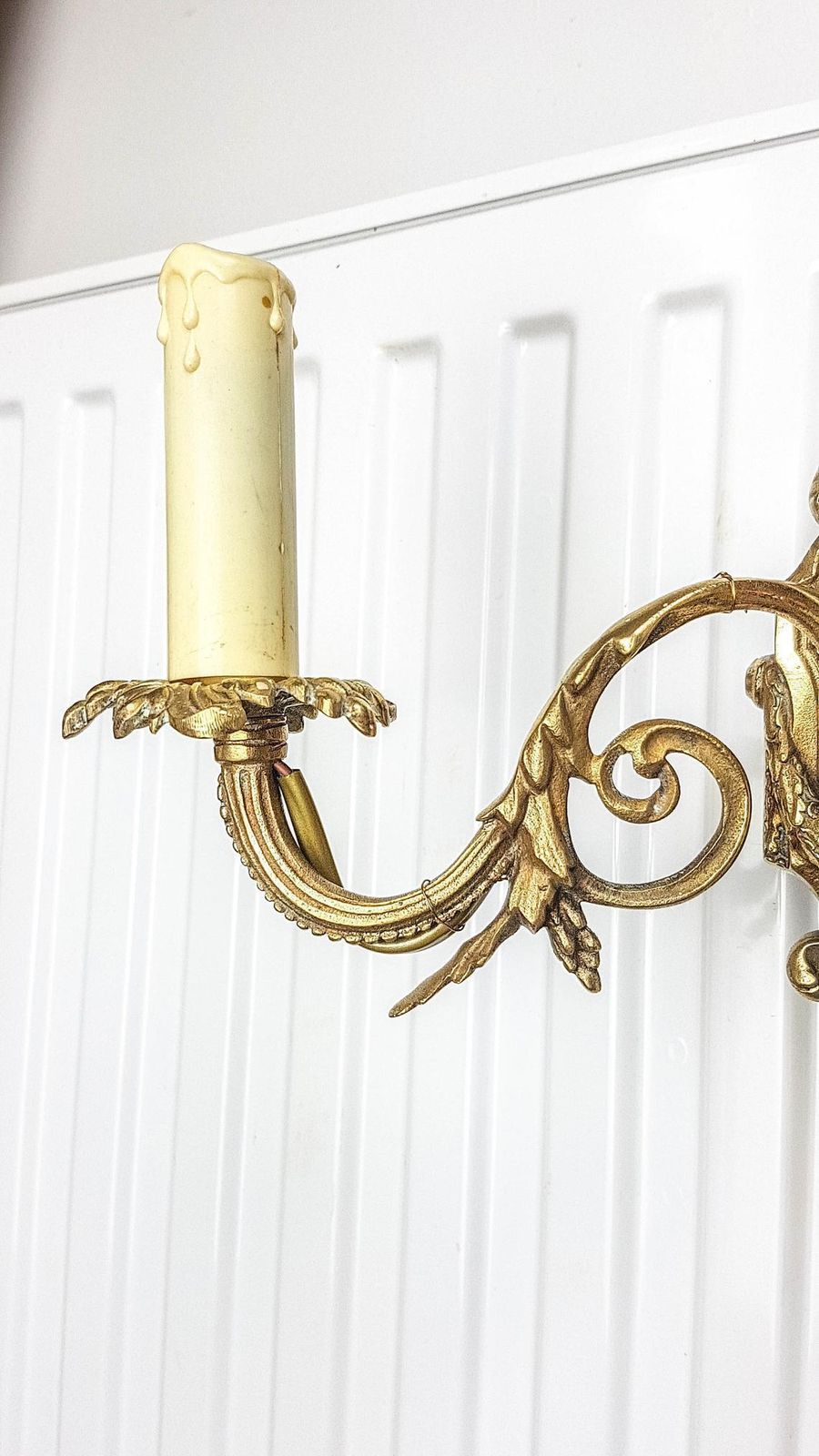 Empire Style Bronze Wall Sconces Mid Century / Vintage Wall Light photo buy