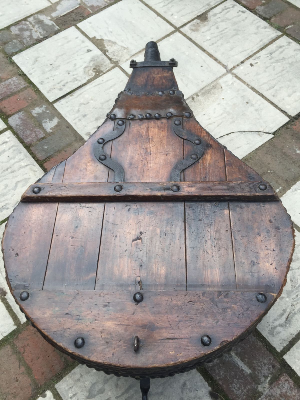 Magnificent Set Of 19th Century Blacksmiths Bellows photo 595.0
